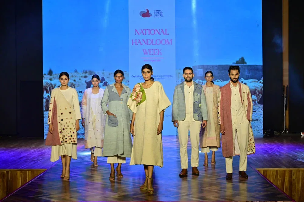Nomadic Elegance : Urmul Desert Crafts fashion exhibition in Jaipur