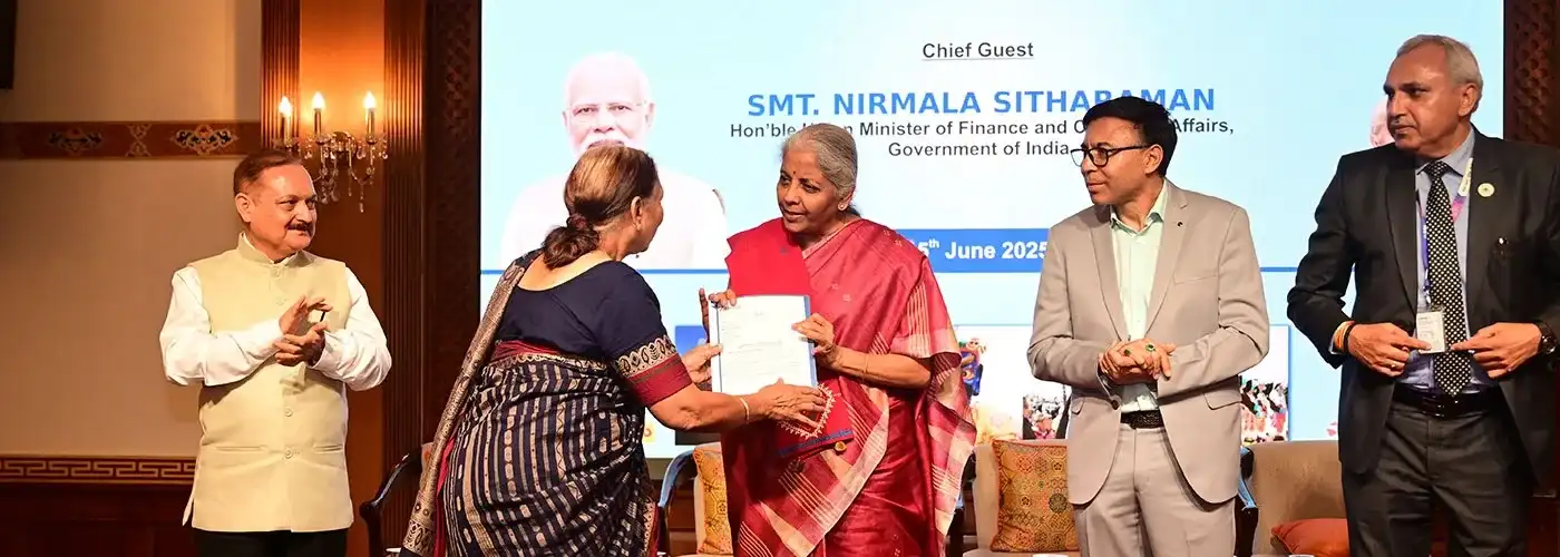 Nirmala Sitharaman visiting Urmul Seemant Samiti